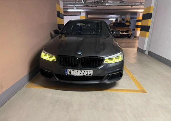 BMW Seria 5 cena 139999 przebieg: 210000, rok produkcji 2017 z Warszawa małe 379